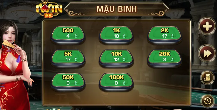 Cách Chơi Mậu Binh Tại iWin Club Nhận Ngay Khuyến Mãi Nạp Đầu 100%