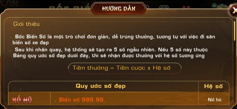 Săn Biển Số Đẹp Tại iWin Club và Hệ số quy đổi