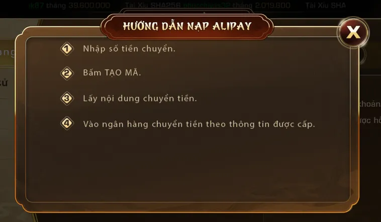 Nạp tiền qua ngân hàng được sử dụng phổ biến với mức độ tin tưởng cao tại IWin Club