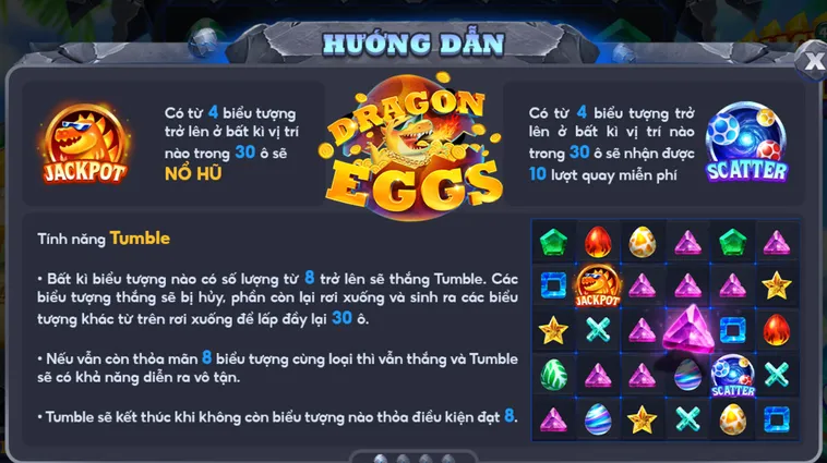 Cách Chơi Nổ Hũ Dragon Eggs Tại iWin Club Săn Jackpot Bạc Tỷ