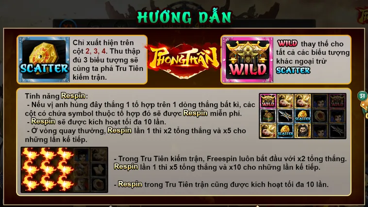 Tính Năng Thần Khí Và Jackpot Lũy Tiến